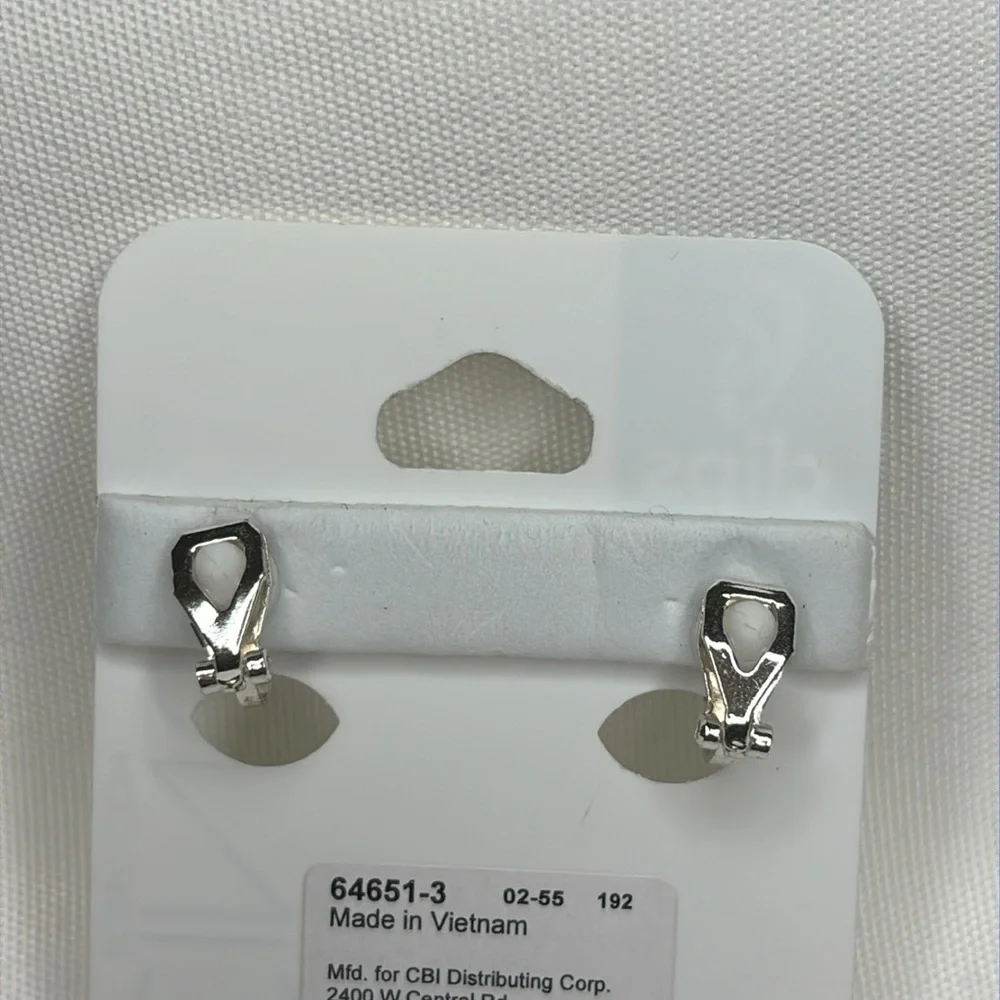 Icing Cross Clip On Earrings